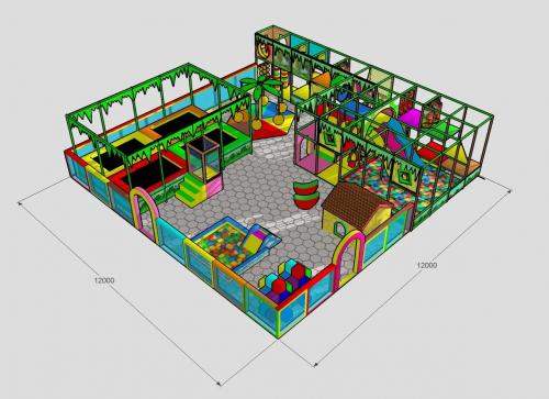 Дитячий розважальні комплекс "Тропік" 12х12х2,8м