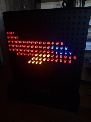 Акриловая доска с LED-подсветкой 125х125 см (24345)