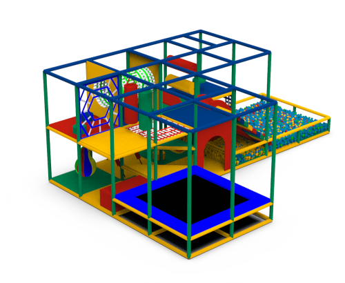 Детский игровой лабиринт «Остров» (624557)