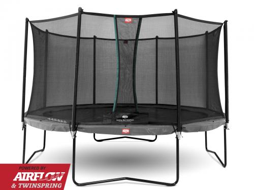 Батут BERG Champion Grey 430 + сетка Safety Net Comfort (35.44.23.01 + 35.74.14.03) (35.44.94.02)