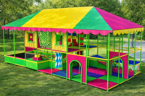 Лабіринт Веселка 7 х 4 х 3 м