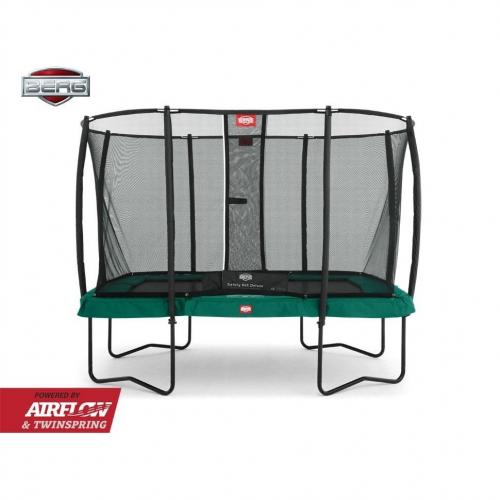 Батут BERG Ultim Champion Regular 330 Green + защитная сетка Safety Net Deluxe (32.35.13.70+35.72.62.01) (32.35.73.71)