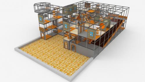 Детский игровой лабиринт Adventure Park 12х9х3.8 м (AP-12938)