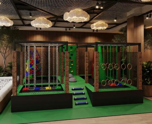 Ниндзя парк Ninja Arena 6.8х4.3м (NA-6843)