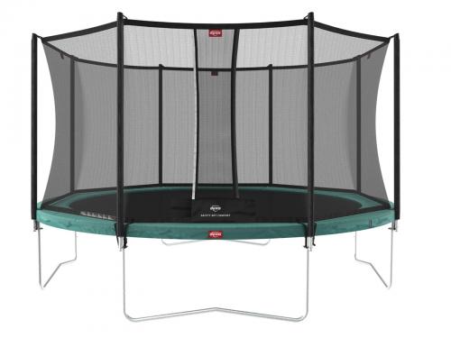 Батут BERG Favorit Green 380 + защитная сетка Safety Net Comfort