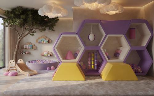 Игровой лабиринт «Соты» Honey Play 2.4х3.78х1.8 м (HP-2437818)