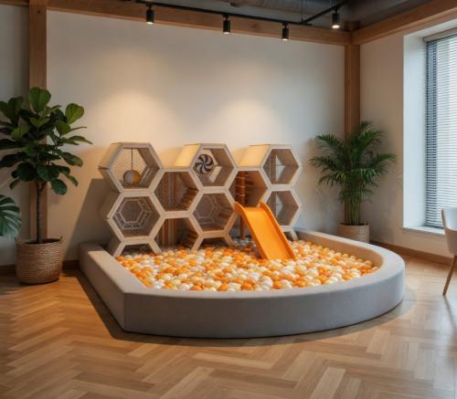 Игровой лабиринт Соты Honey Mini 4.6х2.5х1.6 м (HM-462616)