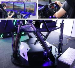 6 DOF 3 Screen Racing Simulator no VR фото 1