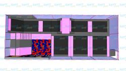 Батутна арена Space 12 x 5 x 3 м фото 1