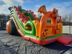 Надувная детская горка Веселый дракон 4м (R47845) фото 1