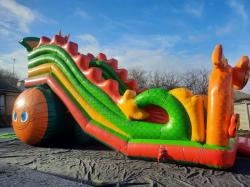 Надувная детская горка Веселый дракон 4м (R47845) фото 1