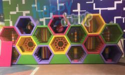 Дитячий лабіринт соти з гірками та басейном №6 (72511) фото 1