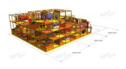 Детский комплексный лабиринт "Golden Plaza" фото 1