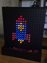 Пиксельная LED доска 125х125см фото 1