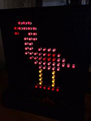 Пиксельная LED доска 125х125см фото 1