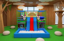 Детский игровой лабиринт PlayCastle 6х5х3м (PC-653) фото 1