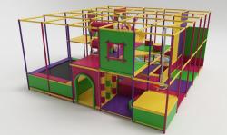 Детский игровой лабиринт Color Maze 6х6.6х2.7м (CM-1543) фото 1