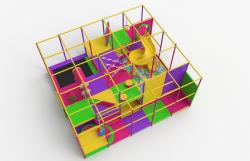 Детский игровой лабиринт Color Maze 6х6.6х2.7м (CM-1543) фото 1