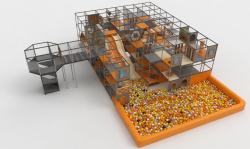 Детский игровой лабиринт Adventure Park 12х9х3.8 м (AP-12938) фото 1