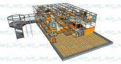 Детский игровой лабиринт Adventure Park 12х9х3.8 м (AP-12938) фото 1